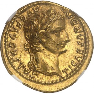 Tibère (14-37). Aureus 14, Lyon.