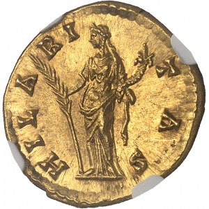 Marc Aurèle (161-180). Aureus 145-147, Rome.