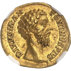 Marc Aurèle (161-180). Aureus pour le divin Marc Aurèle après mars 180, Rome.