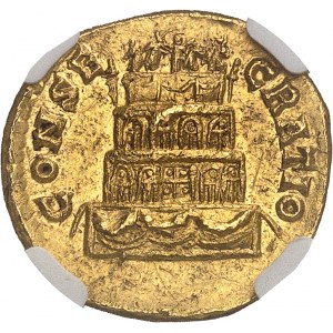 Marc Aurèle (161-180). Aureus pour le divin Marc Aurèle après mars 180, Rome.