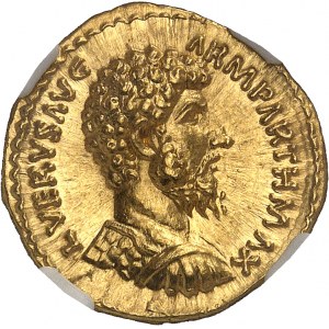 Lucius Verus (161-169). Aureus 166-167, Rome.