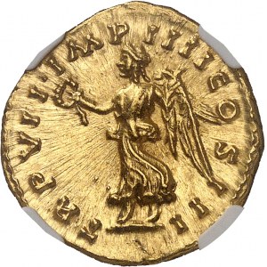 Lucius Verus (161-169). Aureus 166-167, Rome.