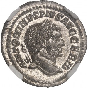 Caracalla (198-217). Denier 215, Rome.