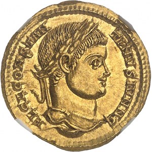 Constantin II (337-350). Solidus 322-323, Trèves.