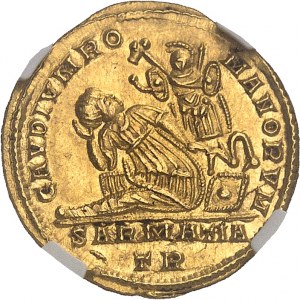 Constantin II (337-350). Solidus 322-323, Trèves.
