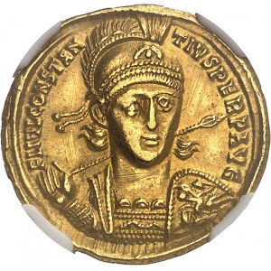 Constance II (324-361). Solidus 351-355, Nicomédie, 3e officine.