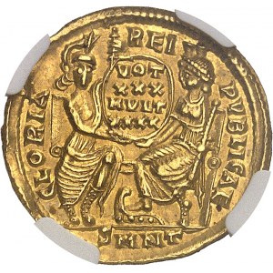 Constance II (324-361). Solidus 351-355, Nicomédie, 3e officine.