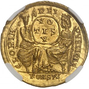 Julien II (360-363). Solidus ND (355-360), Arles.
