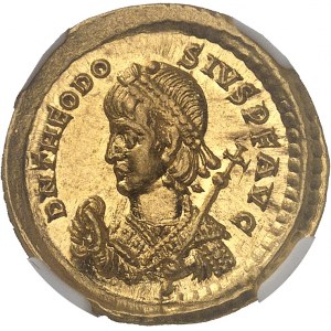 Théodose II (402-450). Solidus 433 ou 439, Constantinople.