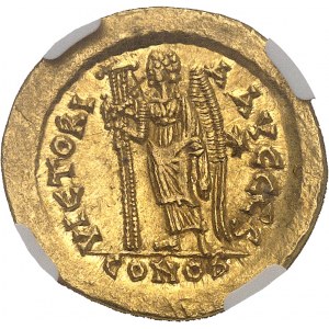 Léon Ier (457-474). Solidus 462-466, Constantinople, 6e officine.