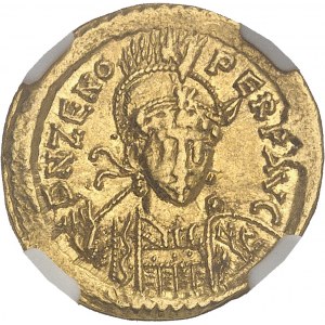 Zénon (476-491). Solidus 476-491, Constantinople, 10e officine.