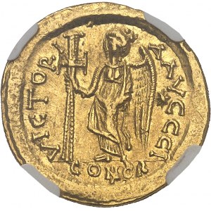 Zénon (476-491). Solidus 476-491, Constantinople, 10e officine.