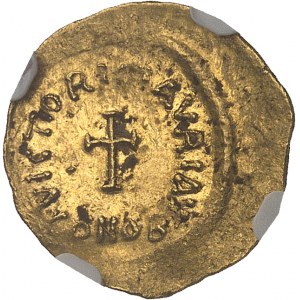 Maurice Tibère (582-602). Trémissis ND, Constantinople.
