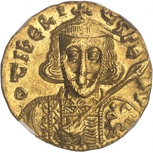 Tibère III Aspimar (698-705). Solidus 698-705, Constantinople, 6e officine.