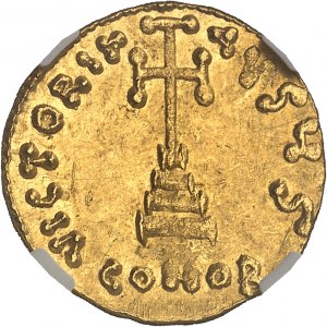 Tibère III Aspimar (698-705). Solidus 698-705, Constantinople, 6e officine.