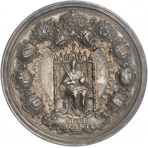 Bamberg (évêché de), siège vacant (juillet-septembre 1746). Médaille, vacance du siège épiscopal, par Peter Paul Werner et Johann Léonard Œxlein 1746.