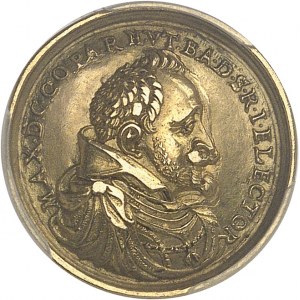 Bavière, Maximilien Ier, duc puis prince-électeur (1597-1651). Médaille au module d’1 1/2 ducat, Traités de Paix d’Ulm et de Westphalie ND (c.1647 ?), Munich.