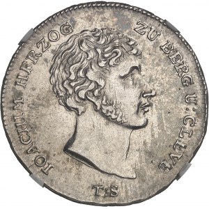 Berg et Clèves (Grand-duché de), Joachim Murat (1806-1808). Thaler 1806, TS, Düsseldorf.