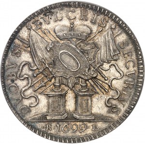 Brunswick-Wolfenbüttel, Rodolphe-Auguste et Anton-Ulrich (1685-1704). Thaler 1699, Goslar.