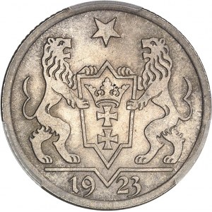 Dantzig (ville libre de). 1 florin (1 gulden) 1923, Berlin.