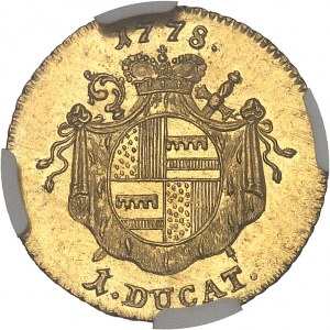 Hildesheim, Frédéric-Guillaume de Westphalie, prince-évêque (1763-1789). Ducat 1778 D.