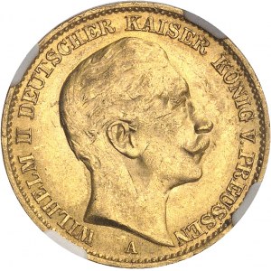 Prusse, Guillaume II (1888-1918). 20 mark 1912, A, Berlin.