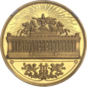 Prusse, Guillaume II (1888-1918). Médaille d’Or du poids de 10 ducats, prix des Beaux-Arts, par O. Schultz ND (1888), Berlin.