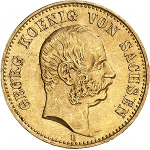 Saxe, Georges (1902-1904). 20 mark 1903, E, Muldenhutten.