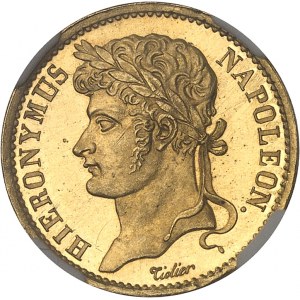 Westphalie, Jérôme Napoléon (1807-1813). 20 frank, Flan bruni 1808, J, Paris.