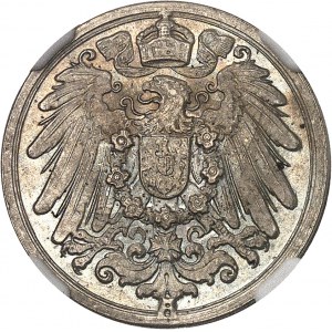 Empire allemand, Guillaume II (1888-1918). Essai de 25 pfennig en cupro-nickel ND (1909), A, Berlin.