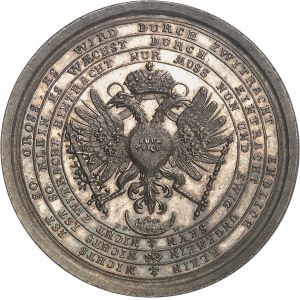 Charles VI (1711-1740). Médaille, Paix entre la France et l’Empire, fin de la Guerre de succession de Pologne, par P. P. Werner 1737, Nuremberg.