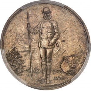 François-Joseph Ier (1848-1916). Médaille, concours de Tir fédéral de Graz, par H. Jauner 1889, Vienne.