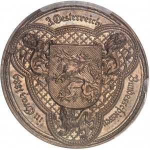 François-Joseph Ier (1848-1916). Médaille, concours de Tir fédéral de Graz, par H. Jauner 1889, Vienne.