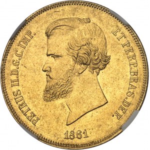 Pierre II (1831-1889). 20000 réis 1861, Rio de Janeiro.