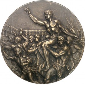 République. Médaille de bronze, XVe Jeux Olympiques d’Helsinki, par Giuseppe Cassoli 1952.