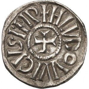 Louis le Pieux (814-840). Denier, classe II ND (819-822), Milan.