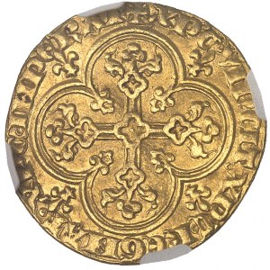 Louis X (1314-1316). Agnel d’or ND (1315).