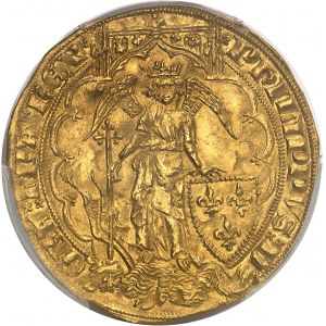 Philippe VI (1328-1350). Ange d’or, 3e émission ND (1342).