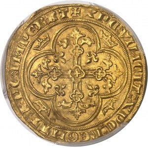 Philippe VI (1328-1350). Ange d’or, 3e émission ND (1342).