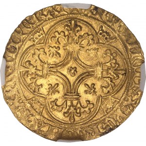 Charles VI (1380-1422). Écu d’or à la couronne, 2e émission ND (1388-1389).