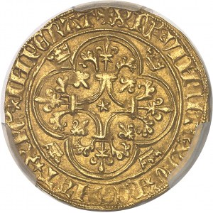 Charles VI (1380-1422). Écu d’or à la couronne, 3e émission ND (1389-1394), Dijon.