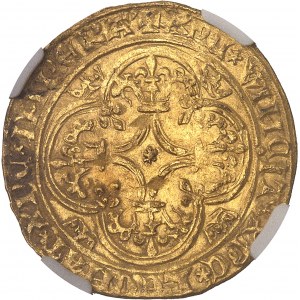 Charles VI (1380-1422). Écu d’or à la couronne, 4e émission ND (1394-1411), Angers.
