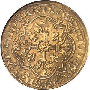 Charles VII (1422-1461). Agnel d’or, 3e émission ND (1427), Montpellier.