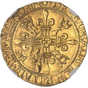 François Ier (1515-1547). Écu d’or au soleil de Bretagne, 2e type ND (1534-1540), N, Nantes.