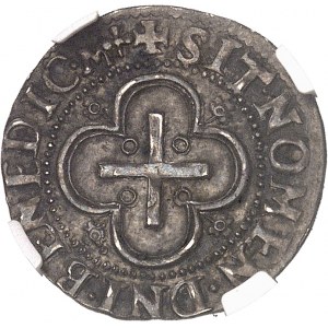 Charles IX (1560-1574). Essai du denier tournois ND (avant 1569), Lyon.