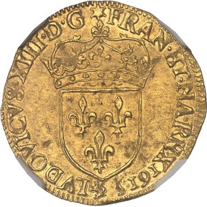 Louis XIII (1610-1643). Écu d’or au soleil, 1er type 1615, A, Paris.