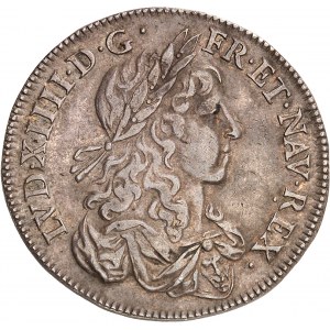 Louis XIV (1643-1715). Lis d’argent 1656, A, Paris.