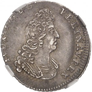 Louis XIV (1643-1715). Douzième d’écu aux huit L, 2e type 1704, A, Paris.