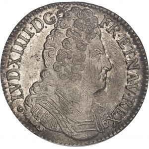 Louis XIV (1643-1715). Écu aux trois couronnes 1710, L, Bayonne.