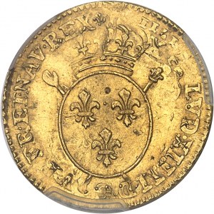 Louis XV (1715-1774). Demi-louis d’or aux insignes 1716, A, Paris.